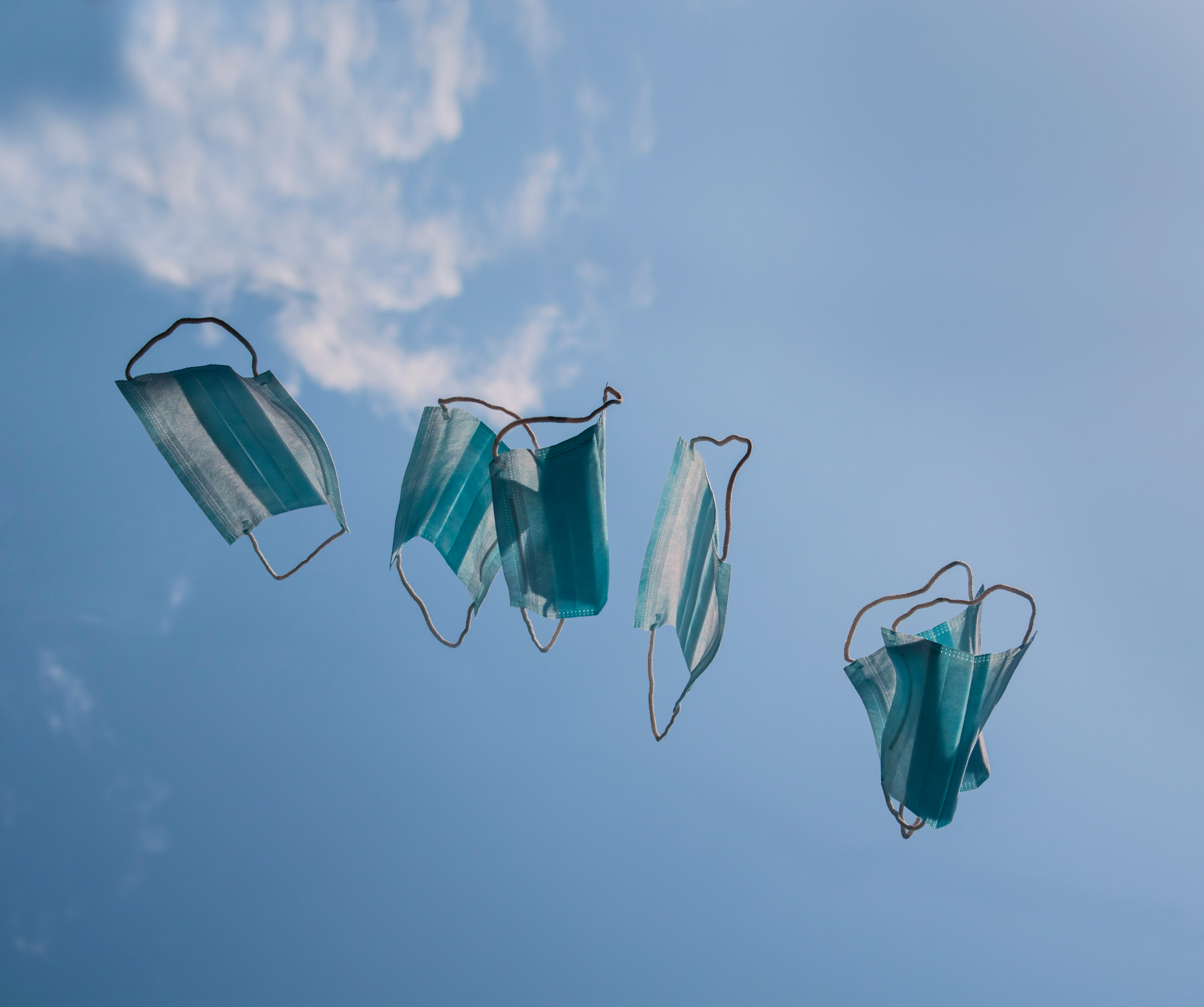 blue and black clothes hanger